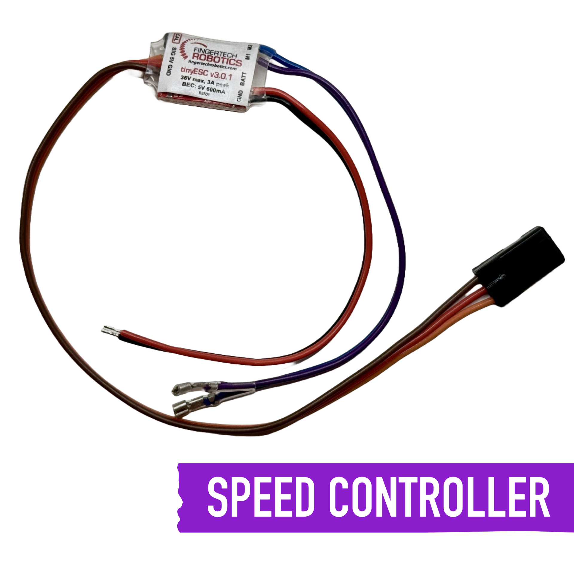 FingerTech tinyESC v3 with MiniQD Connectors