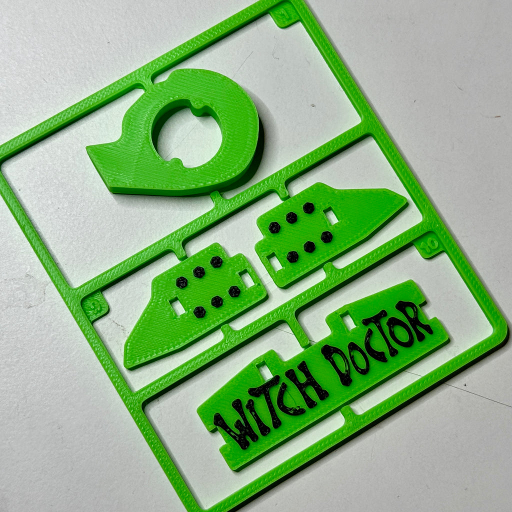 Witch Doctor Model - 3D Printed Kit Cards