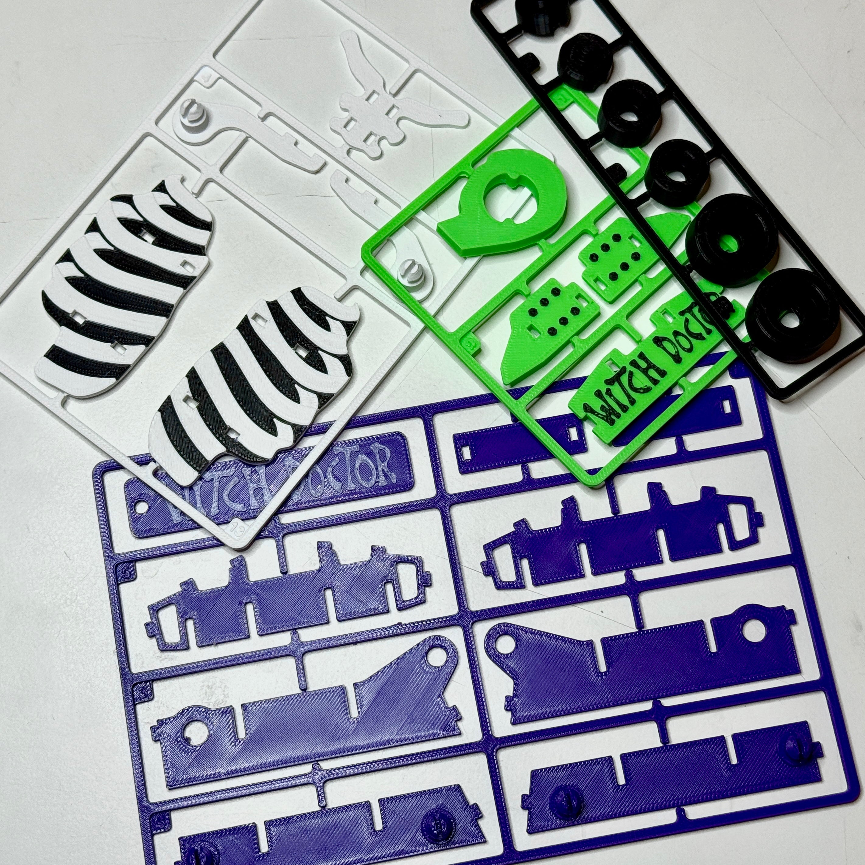 Witch Doctor Model - 3D Printed Kit Cards