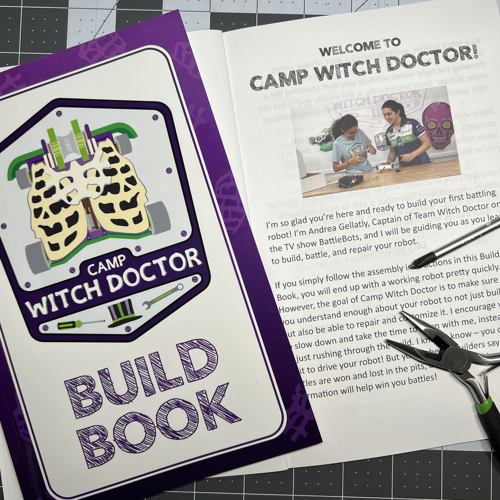 RoboClash Kit - Learn, Build, Brawl! (formerly Camp Witch Doctor)