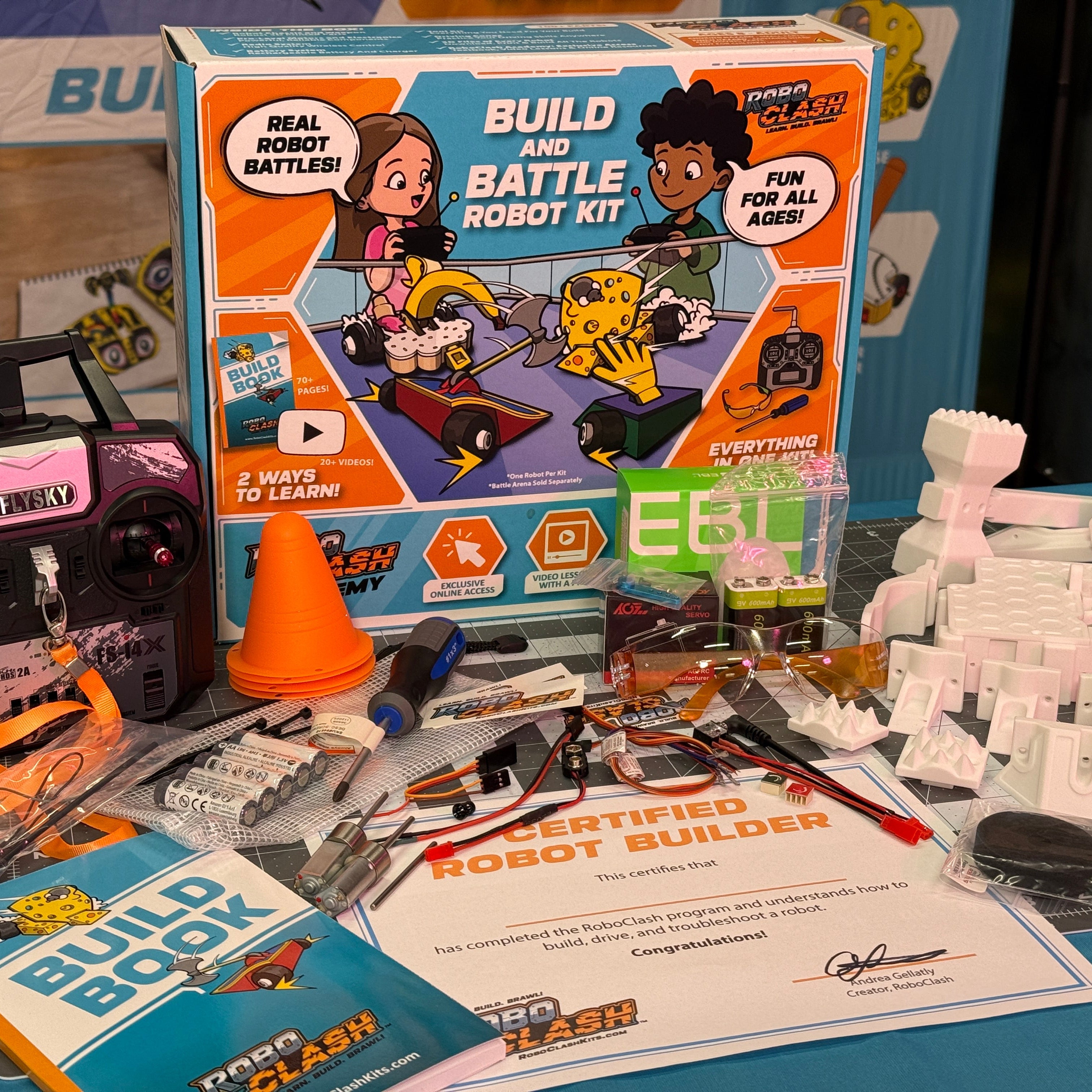 RoboClash Kit - Learn, Build, Brawl! (formerly Camp Witch Doctor)