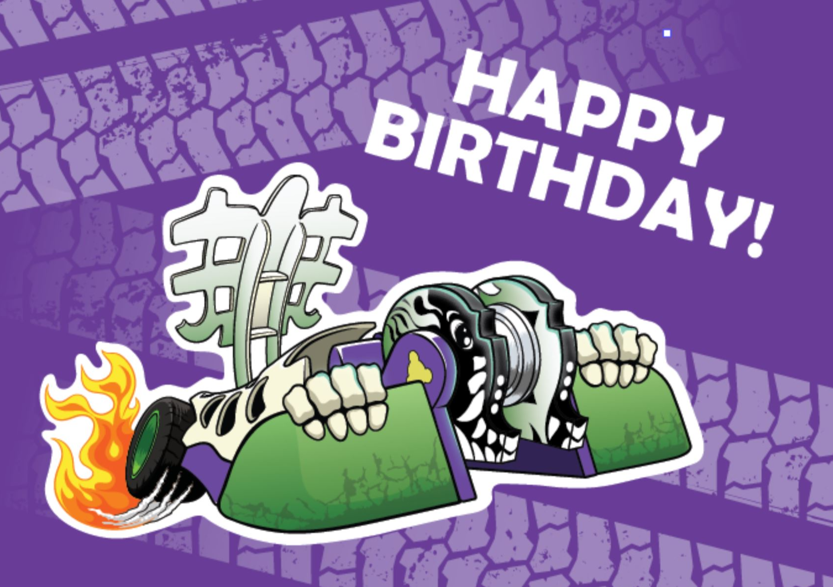 Handwritten Birthday Card from Mike and Andrea (5"x7")