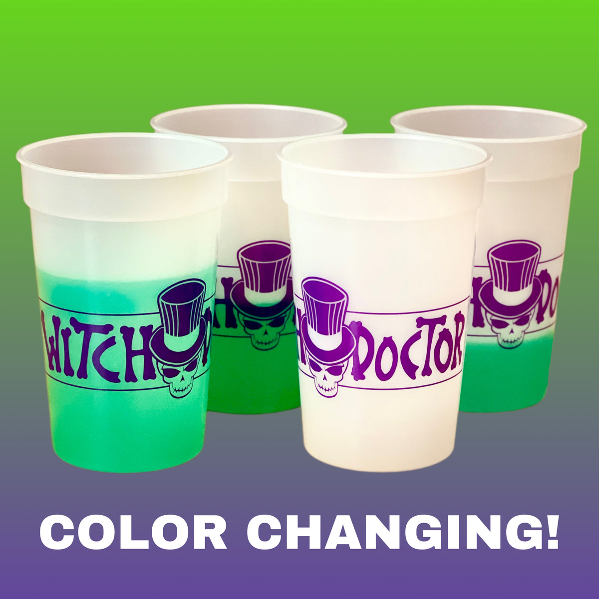 Color Changing Cups (4 Pack) – Team Witch Doctor