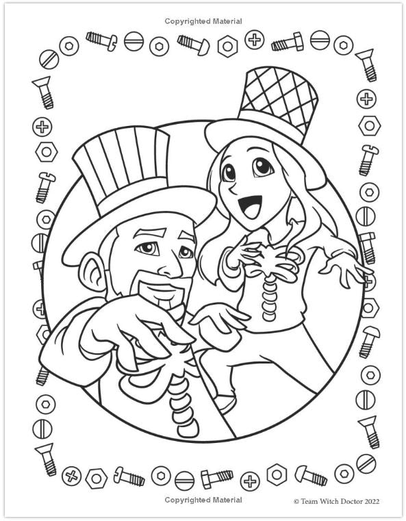 Witch Doctor Jumbo Coloring and Activity Book ($12.99 on Amazon)