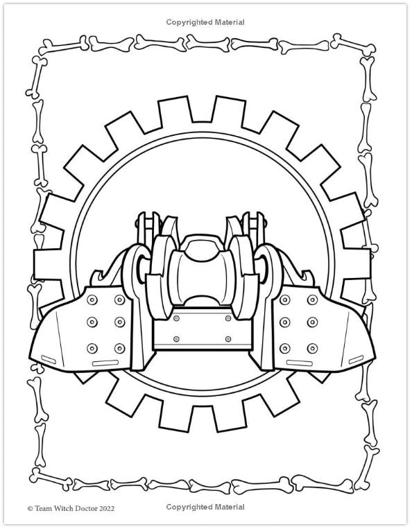 Witch Doctor Jumbo Coloring and Activity Book ($12.99 on Amazon)